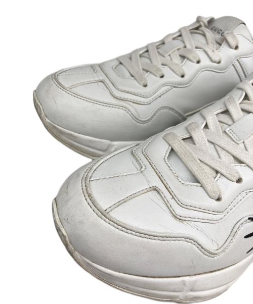 GUCCI（グッチ）GUCCI (グッチ) Cat Eyes Sneakers ホワイト サイズ:37 1/2の古着・服飾アイテム