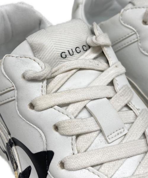 GUCCI（グッチ）GUCCI (グッチ) Cat Eyes Sneakers ホワイト サイズ:37 1/2の古着・服飾アイテム
