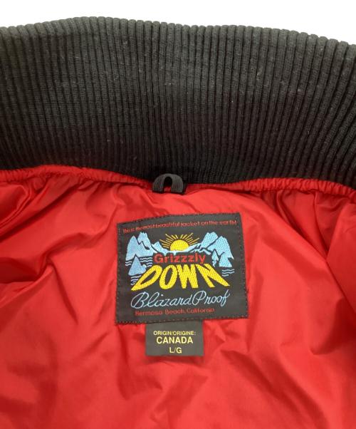 GRIZZZLY DOWN（グリズリーダウン）GRIZZZLY DOWN (グリズリーダウン) ダウンジャケット レッド サイズ:L/Gの古着・服飾アイテム
