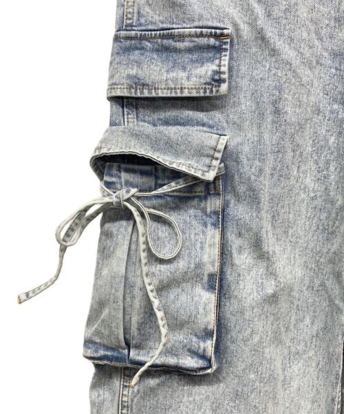 ANDMARY（アンドマリー）ANDMARY (アンドマリー) Nicola ribbon denim allinone インディゴ サイズ:Fの古着・服飾アイテム