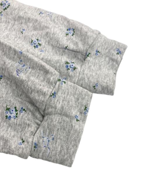 furfur（ファーファー）furfur (ファーファー) フラワープリントパーカー グレー サイズ:Ｆの古着・服飾アイテム