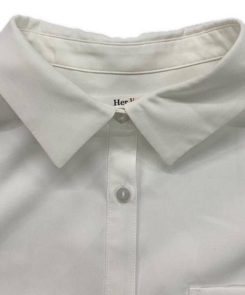 HER LIP TO（ハーリップトゥ）HER LIP TO (ハーリップトゥ) Comfort Oversized Shirt ホワイト サイズ:Fの古着・服飾アイテム