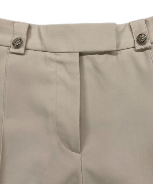 HER LIP TO（ハーリップトゥ）HER LIP TO (ハーリップトゥ) Front Tuck Twill Shorts ベージュ サイズ:Mの古着・服飾アイテム