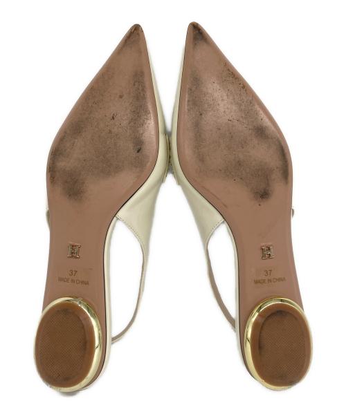 HER LIP TO（ハーリップトゥ）HER LIP TO (ハーリップトゥ) Bit Slingback Mules アイボリー サイズ:37の古着・服飾アイテム