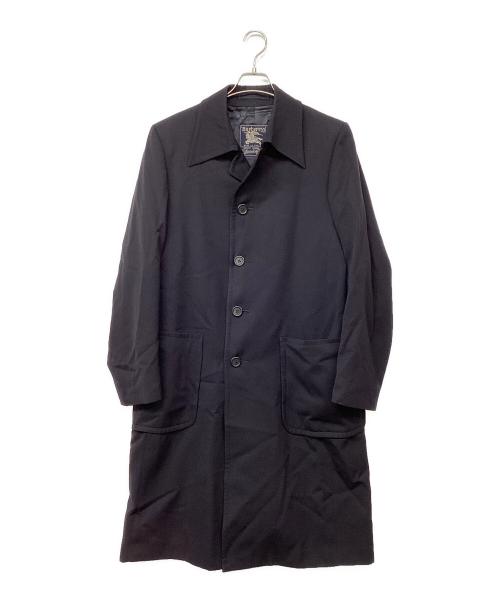 Burberry's（バーバリー）Burberry's (バーバリーズ) ウールギャバステンカラーコート ブラック サイズ:記載なしの古着・服飾アイテム