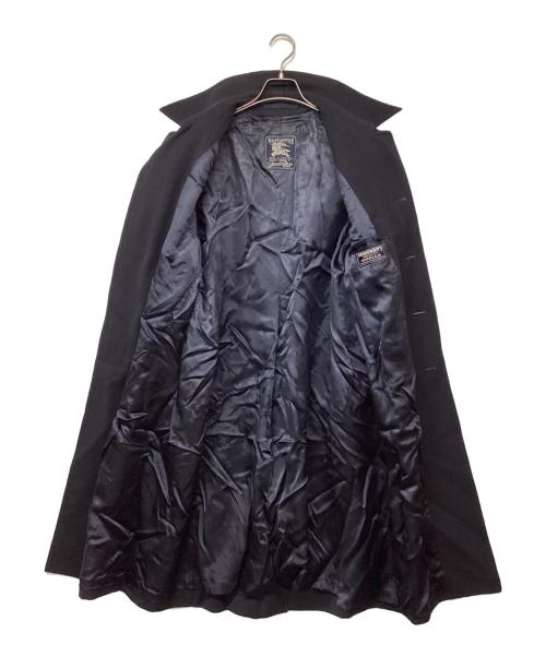 Burberry's（バーバリー）Burberry's (バーバリーズ) ウールギャバステンカラーコート ブラック サイズ:記載なしの古着・服飾アイテム