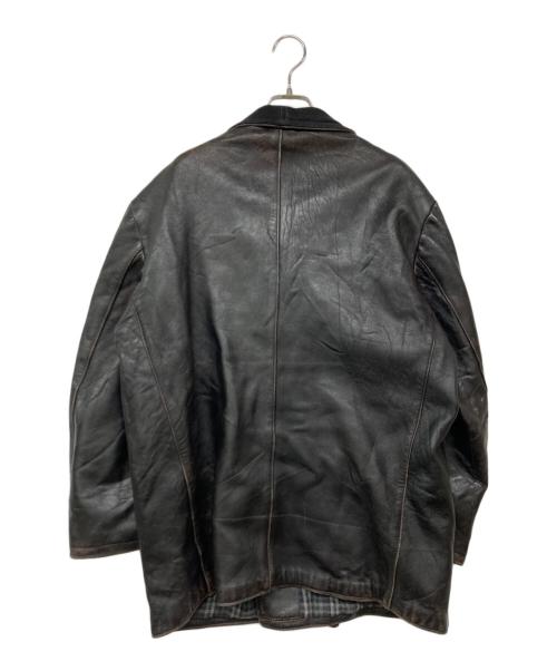 GVF IMPERCUIR GRAULHET（ジーブイエフ）GVF IMPERCUIR GRAULHET (ジーブイエフ) コルビジェジャケット ブラック サイズ:不明の古着・服飾アイテム