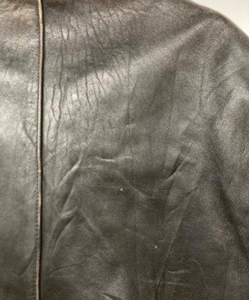 GVF IMPERCUIR GRAULHET（ジーブイエフ）GVF IMPERCUIR GRAULHET (ジーブイエフ) コルビジェジャケット ブラック サイズ:不明の古着・服飾アイテム