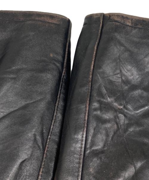 GVF IMPERCUIR GRAULHET（ジーブイエフ）GVF IMPERCUIR GRAULHET (ジーブイエフ) コルビジェジャケット ブラック サイズ:不明の古着・服飾アイテム