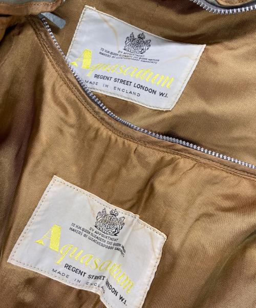 Aquascutum（アクアスキュータム）Aquascutum (アクアスキュータム) ライナー付ステンカラーコート ブラウン サイズ:記載なしの古着・服飾アイテム