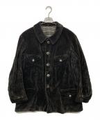 French Militaryフレンチミリタリー）の古着「フレンチコーデュロイハンティングカバーオール」｜ブラウン