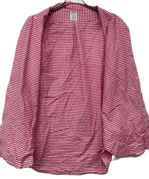 BROOKS BROTHERS makers（ブルックスブラザーズ メイカーズ）BROOKS BROTHERS makers (ブルックスブラザーズ メイカーズ) ボタンダウンシャツ ピンク サイズ:16　1/2-32の古着・服飾アイテム