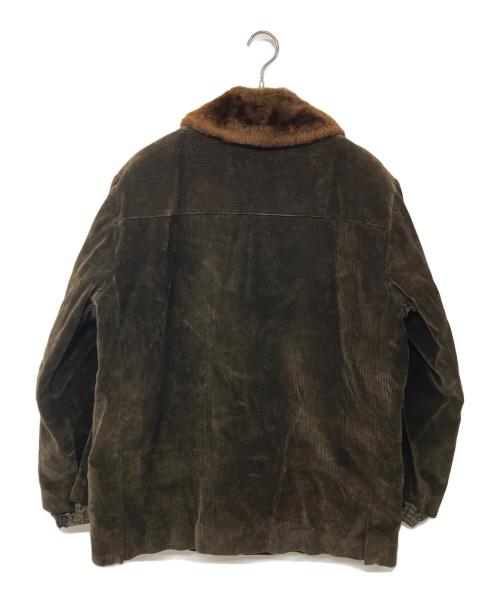 USED（ユーズド）USED (ユーズド) ショールカラーカーコート ブラウン サイズ:記載なしの古着・服飾アイテム