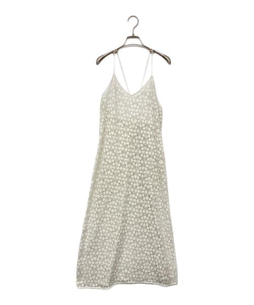 pheeta（フィータ）pheeta (フィータ) スリットレースワンピース ホワイト サイズ:2の古着・服飾アイテム