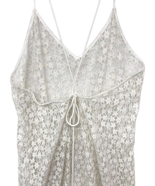 pheeta（フィータ）pheeta (フィータ) スリットレースワンピース ホワイト サイズ:2の古着・服飾アイテム