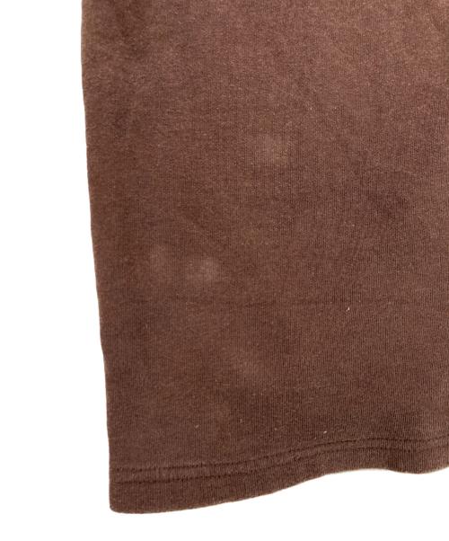 stussy（ステューシー）stussy (ステューシー) ロゴプリントTシャツ ブラウン サイズ:Sの古着・服飾アイテム