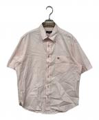 BURBERRY BLACK LABELバーバリーブラックレーベル）の古着「ボタンダウンシャツ」｜ピンク