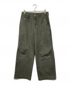 funkyfunファンキーファン）の古着「バギーデザインパンツ」｜オリーブ