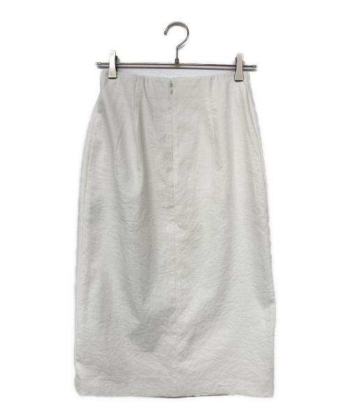 NOLLEY'S（ノーリーズ）NOLLEY'S (ノーリース) タイトスカート ホワイト サイズ:36 未使用品の古着・服飾アイテム