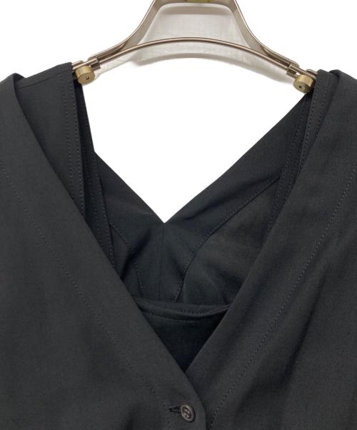 Spick and Span（スピック＆スパン）Spick and Span (スピックアンドスパン) ドライクロス セットアップワンピース ブラック サイズ:FREEの古着・服飾アイテム