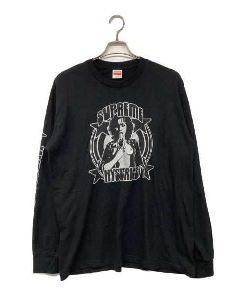SUPREME（シュプリーム）SUPREME (シュプリーム) Hysteric Glamour (ヒステリックグラマー) L/S Tee ブラック サイズ:Ｍの古着・服飾アイテム