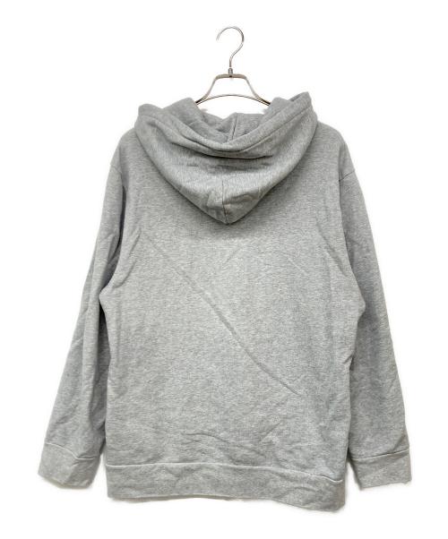 PAUL SMITH（ポールスミス）Paul Smith (ポールスミス) マルチカラーステッチプルオーバーパーカー グレー サイズ:LARGEの古着・服飾アイテム