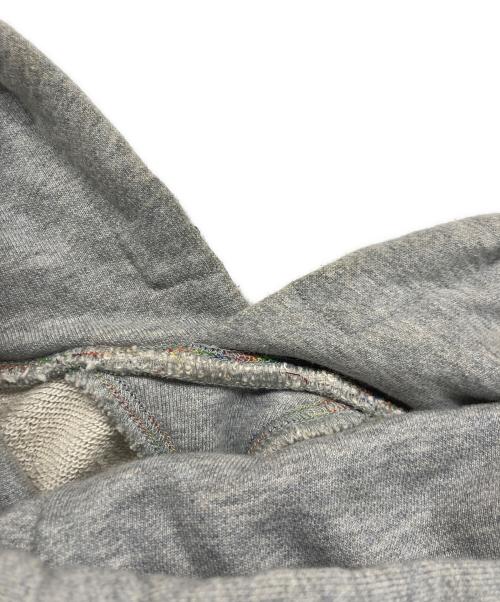 PAUL SMITH（ポールスミス）Paul Smith (ポールスミス) マルチカラーステッチプルオーバーパーカー グレー サイズ:LARGEの古着・服飾アイテム