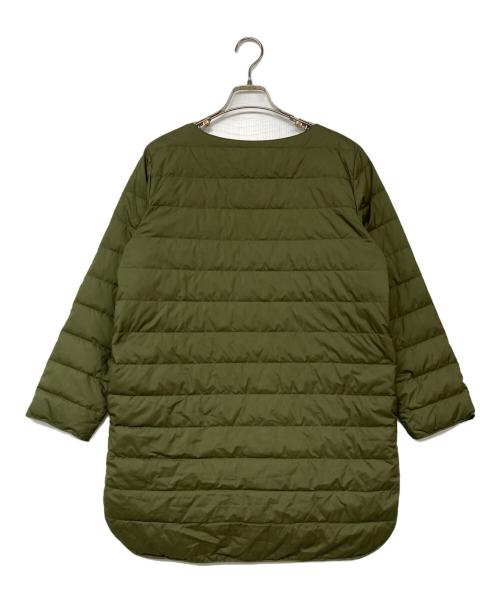 BARNEYS NEWYORK（バーニーズ・ニューヨーク）BARNEYS NEWYORK (バーニーズ・ニューヨーク) ダウンライナー付フーデッドコート グリーン サイズ:40の古着・服飾アイテム