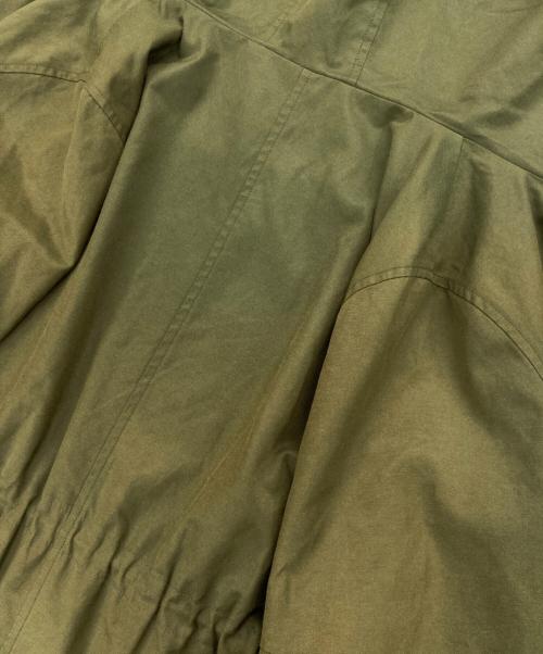 BARNEYS NEWYORK（バーニーズ・ニューヨーク）BARNEYS NEWYORK (バーニーズ・ニューヨーク) ダウンライナー付フーデッドコート グリーン サイズ:40の古着・服飾アイテム