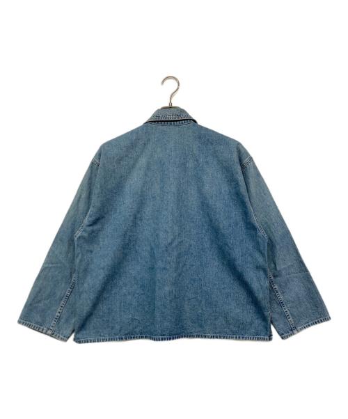 CELINE（セリーヌ）CELINE (セリーヌ) デニムプルオーバーシャツ スカイブルー サイズ:Sの古着・服飾アイテム