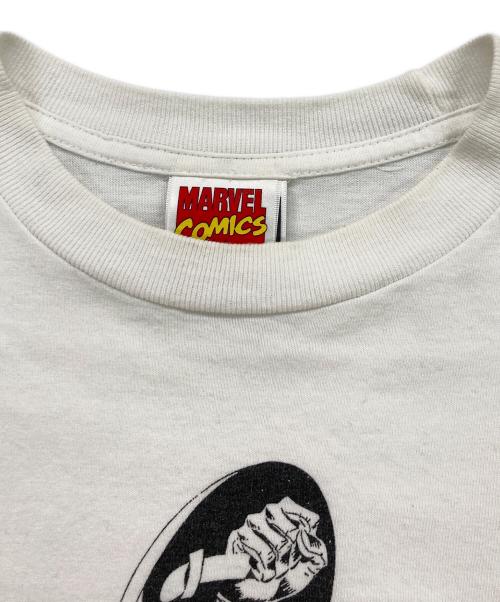 A BATHING APE（ア ベイシング エイプ）A BATHING APE (ア ベイシング エイプ) MARVEL (マーベル) マーベルコラボtシャツ ホワイト サイズ:MEDIUMの古着・服飾アイテム
