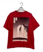 stussy×LIQUID LIQUID×PHENOMENONステューシー××フェノメノン）の古着「コラボプリントTシャツ」｜レッド