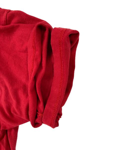 stussy（ステューシー）stussy (ステューシー) LIQUID LIQUID PHENOMENON (フェノメノン) コラボプリントTシャツ レッド サイズ:Lの古着・服飾アイテム