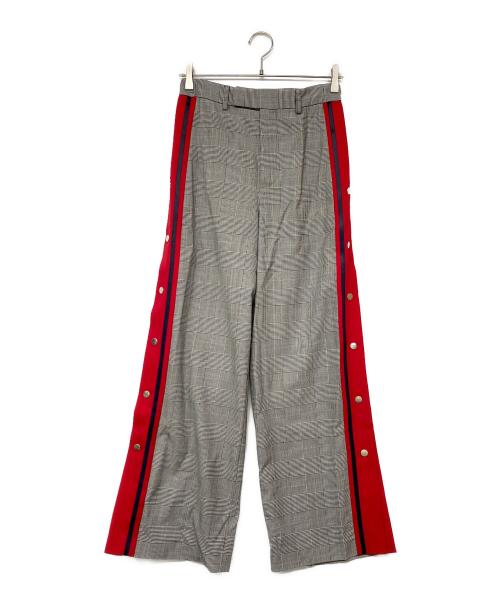 STUMBLY（スタンブリ―）STUMBLY (スタンブリ―) Side Line Combination Pants/サイドラインコンビネーションパンツ グレー サイズ:記載なしの古着・服飾アイテム