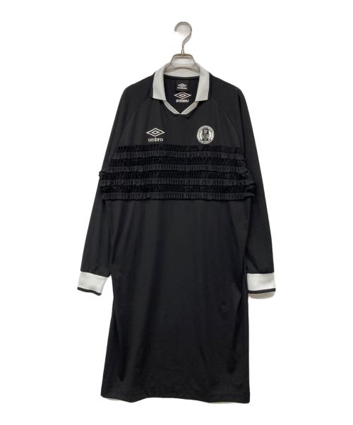 UMBRO（アンブロ）UMBRO (アンブロ) LOWRYS FARM (ローリーズファーム) ゲームシャツワンピース ブラック サイズ:Fの古着・服飾アイテム