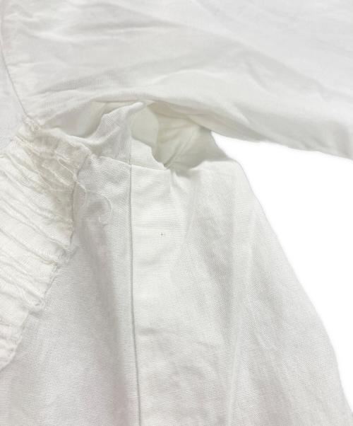 BEARDSLEY（ビアズリー）BEARDSLEY (ビアズリー) ワイドブラウス ホワイト サイズ:Fの古着・服飾アイテム