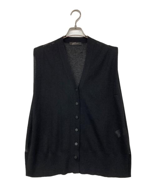 STUNNING LURE（スタニングルアー）STUNNING LURE (スタニングルアー) シアーニットベスト ブラック サイズ:Ｓの古着・服飾アイテム