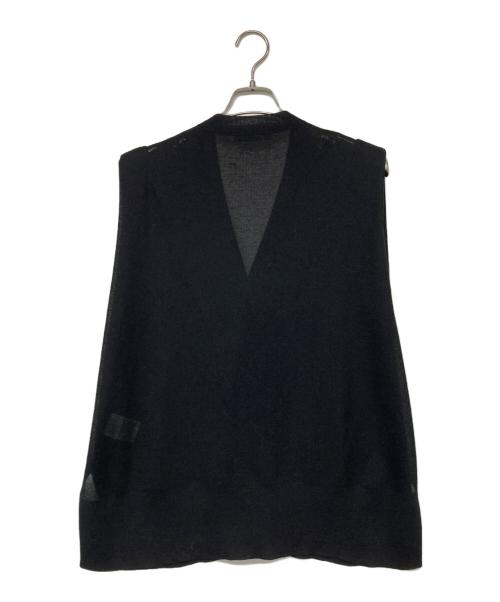 STUNNING LURE（スタニングルアー）STUNNING LURE (スタニングルアー) シアーニットベスト ブラック サイズ:Ｓの古着・服飾アイテム