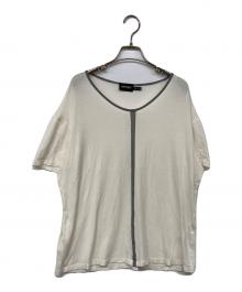 GIORGIO ARMANI（ジョルジョアルマーニ）の古着「デザイン半袖カットソー」｜ホワイト