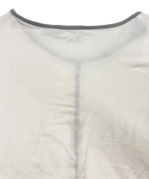 GIORGIO ARMANI（ジョルジョアルマーニ）GIORGIO ARMANI (ジョルジョアルマーニ) デザイン半袖カットソー ホワイト サイズ:38の古着・服飾アイテム