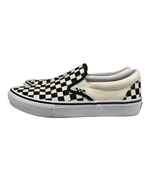 VANS（ヴァンズ）VANS (バンズ) スリッポン ブラック×ホワイト サイズ:9.5の古着・服飾アイテム