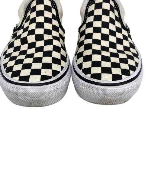 VANS（ヴァンズ）VANS (バンズ) スリッポン ブラック×ホワイト サイズ:9.5の古着・服飾アイテム