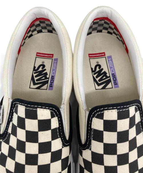 VANS（ヴァンズ）VANS (バンズ) スリッポン ブラック×ホワイト サイズ:9.5の古着・服飾アイテム