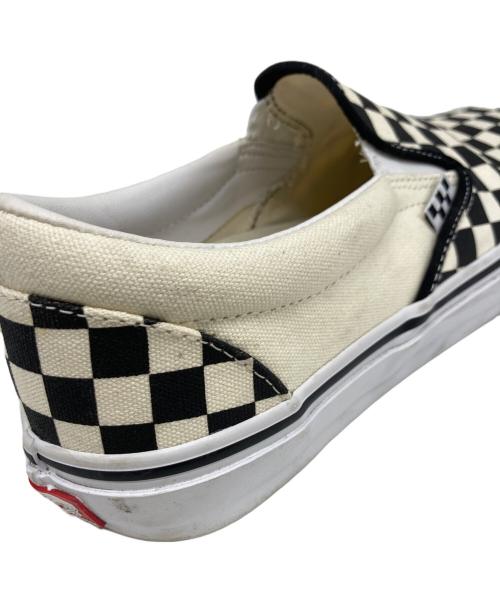 VANS（ヴァンズ）VANS (バンズ) スリッポン ブラック×ホワイト サイズ:9.5の古着・服飾アイテム