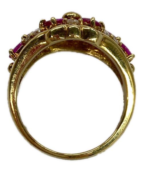 NO BRAND（ノーブランド）NO BRAND (ノーブランド) K18 ストーン リング サイズ:表記無しの古着・服飾アイテム