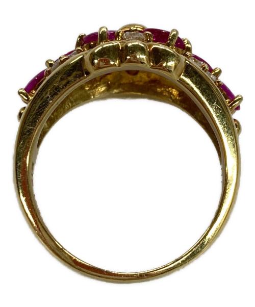 NO BRAND（ノーブランド）NO BRAND (ノーブランド) K18 ストーン リング サイズ:表記無しの古着・服飾アイテム