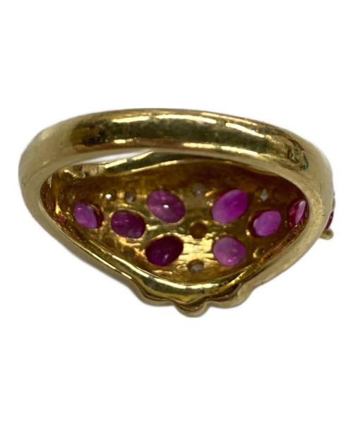 NO BRAND（ノーブランド）NO BRAND (ノーブランド) K18 ストーン リング サイズ:表記無しの古着・服飾アイテム