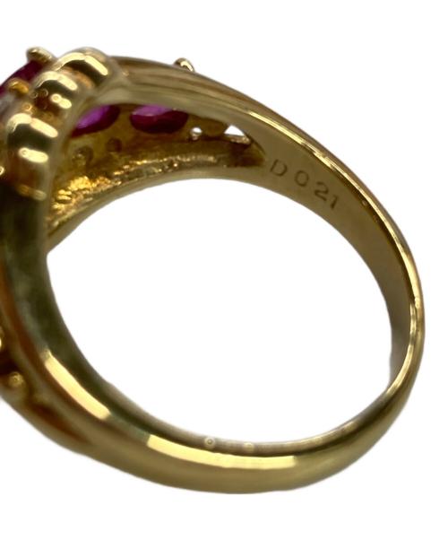 NO BRAND（ノーブランド）NO BRAND (ノーブランド) K18 ストーン リング サイズ:表記無しの古着・服飾アイテム