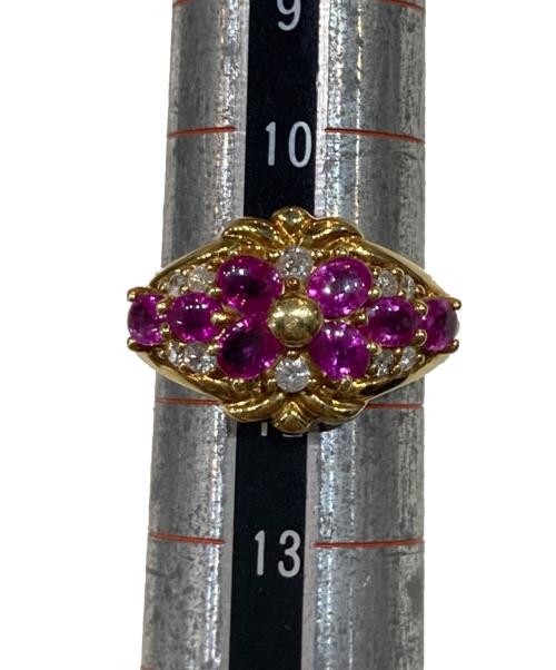 NO BRAND（ノーブランド）NO BRAND (ノーブランド) K18 ストーン リング サイズ:表記無しの古着・服飾アイテム