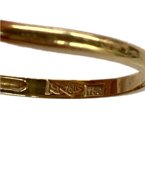 NO BRAND（ノーブランド）NO BRAND (ノーブランド) K18 フラワーモチーフ ストーン リング サイズ:表記無しの古着・服飾アイテム